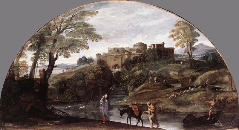 CARRACCI, Annibale The Flight into Egypt dsf China oil painting art